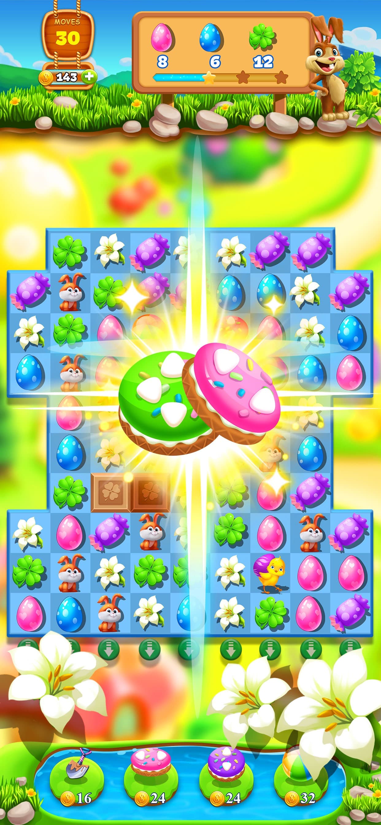 Easter Swap - Coloring Holiday screenshot 1 - screenshot