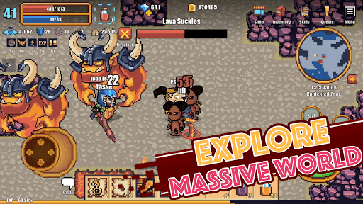 Pixel Knights Online 2D MMORPG screenshot 1 - screenshot