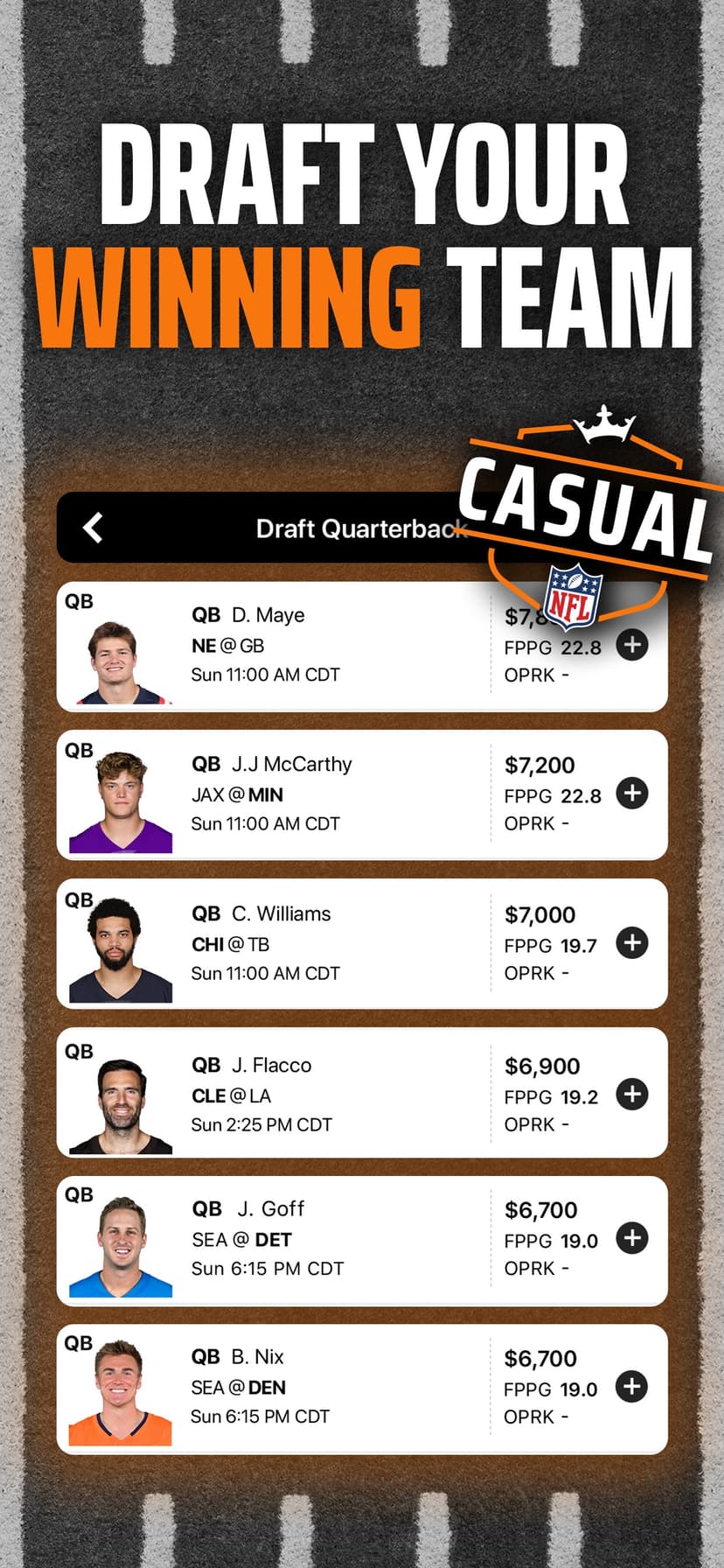 DraftKings Fantasy Sports screenshot 2 - screenshot