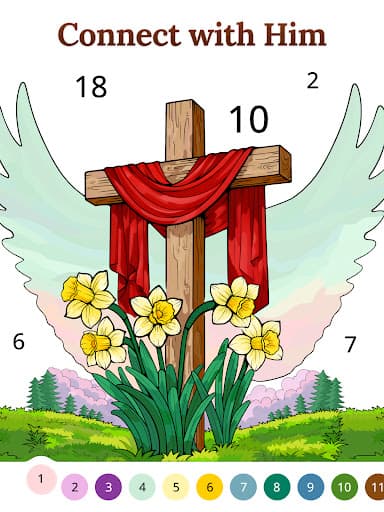 Bible Coloring Paint By Number screenshot 18 - screenshot