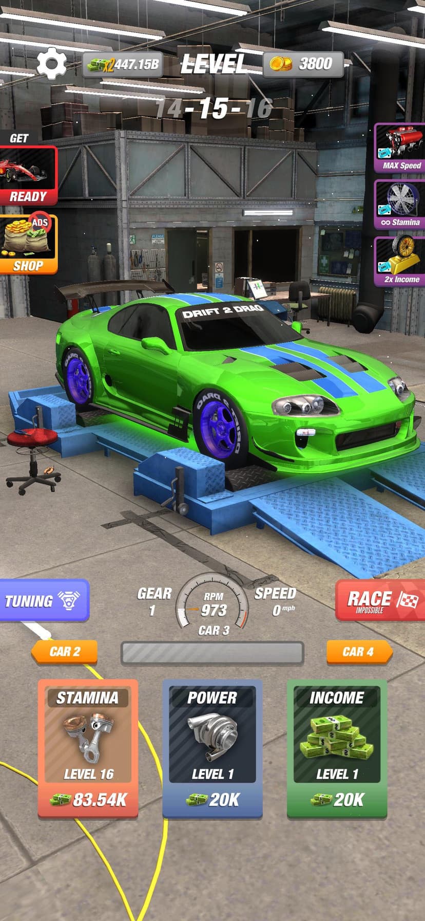 Dyno 2 Race - Car Tuning screenshot 3 - screenshot