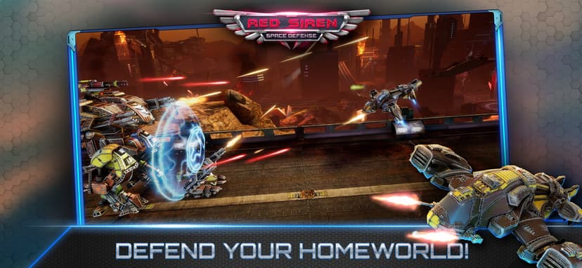 Red Siren: Space Defense screenshot 1 - screenshot