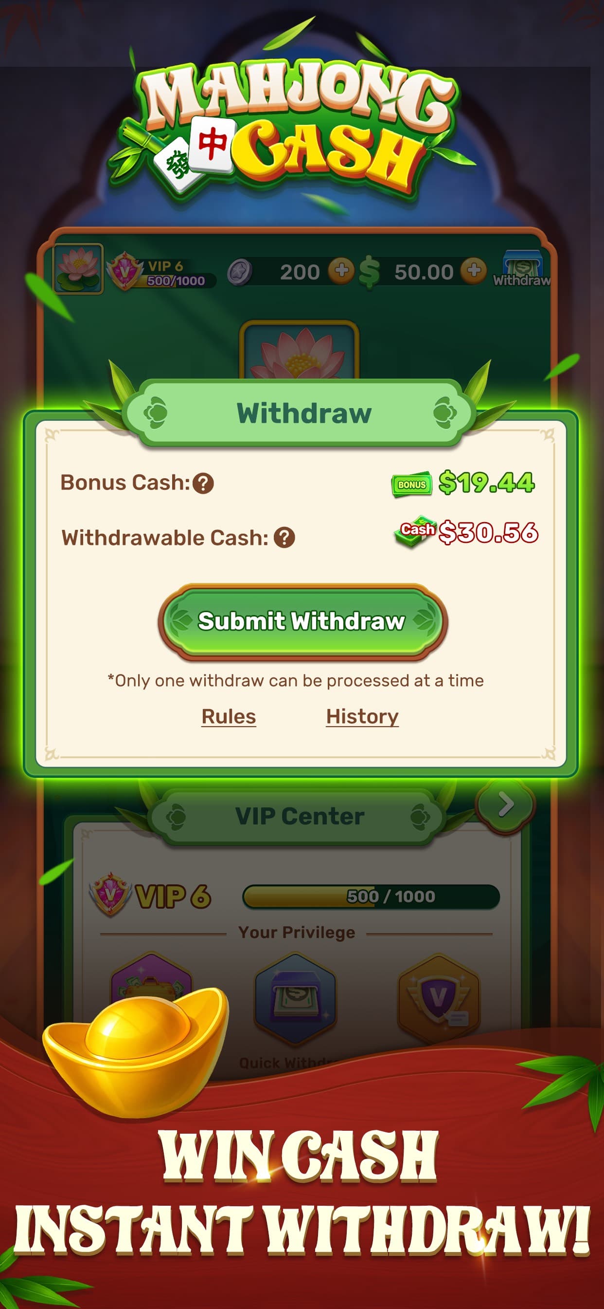 Mahjong Cash screenshot 6 - screenshot