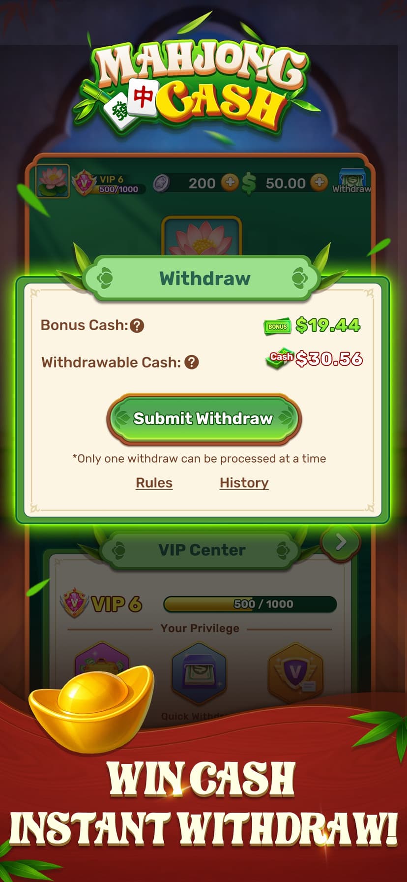 Mahjong Cash screenshot 6 - screenshot