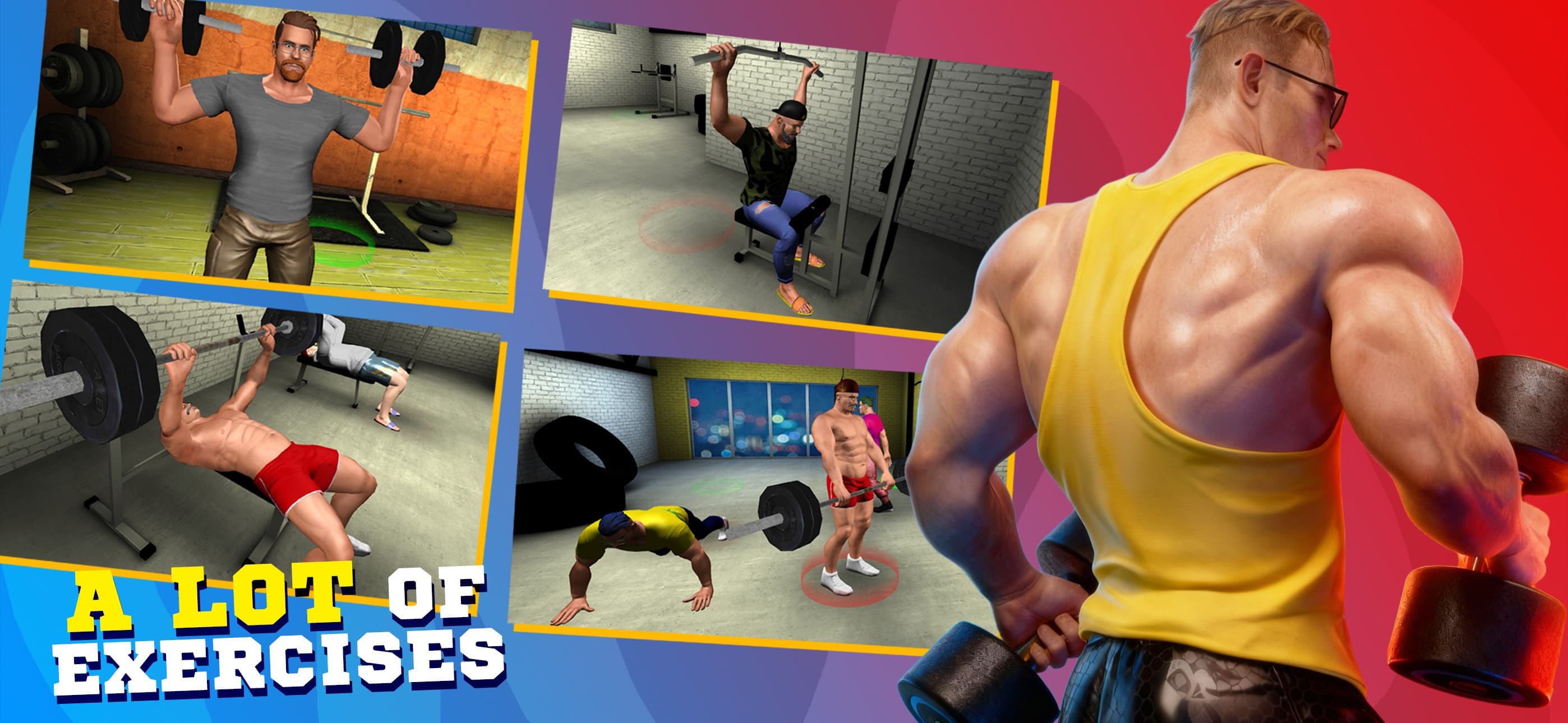 Fitness Gym Bodybuilding Pump screenshot 1 - screenshot