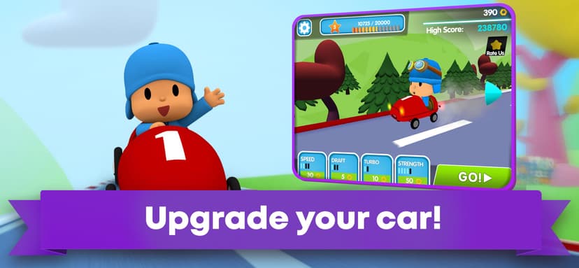 Pocoyo Racing: Car Chase Race screenshot 4 - screenshot