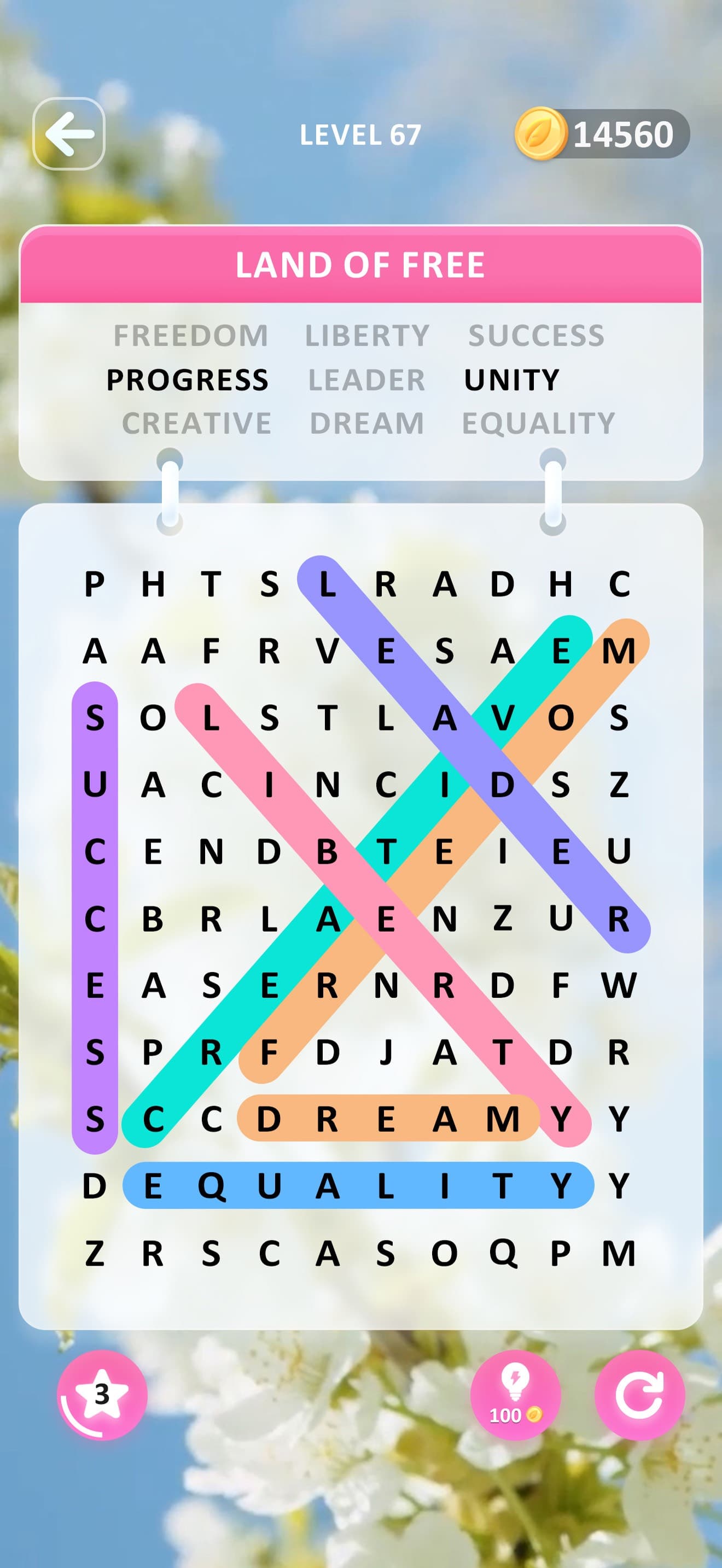 Serene Word Search screenshot 4 - screenshot
