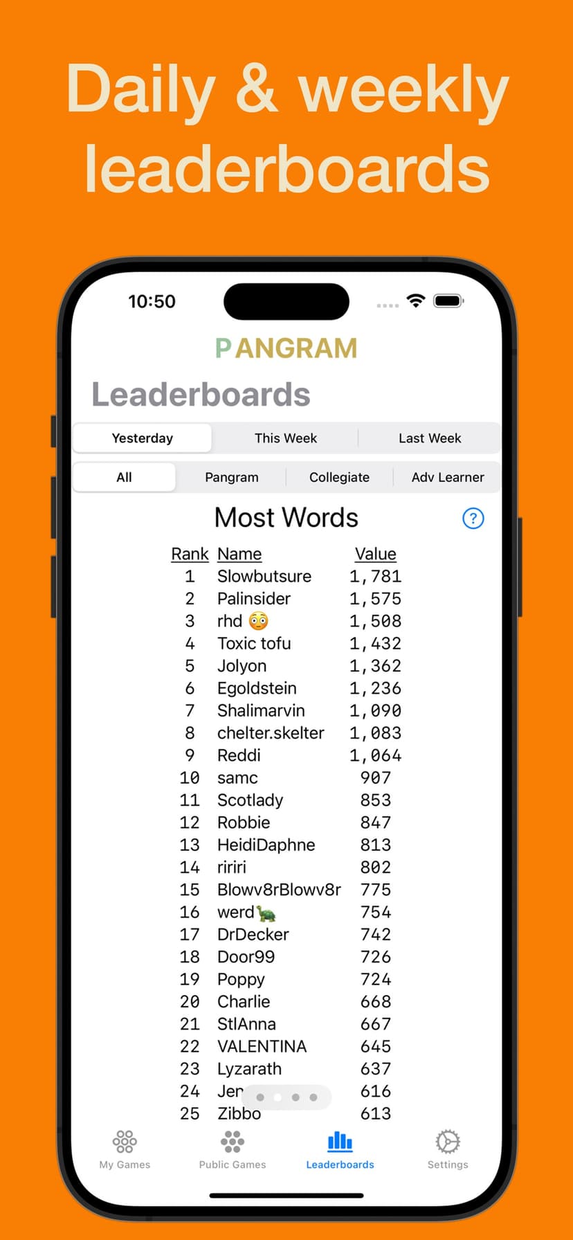 Pangram screenshot 9 - screenshot