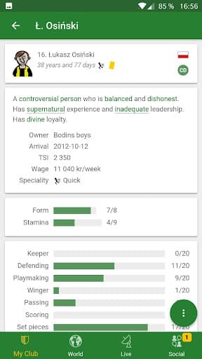 Hattrick Football Manager Game screenshot 3 - screenshot