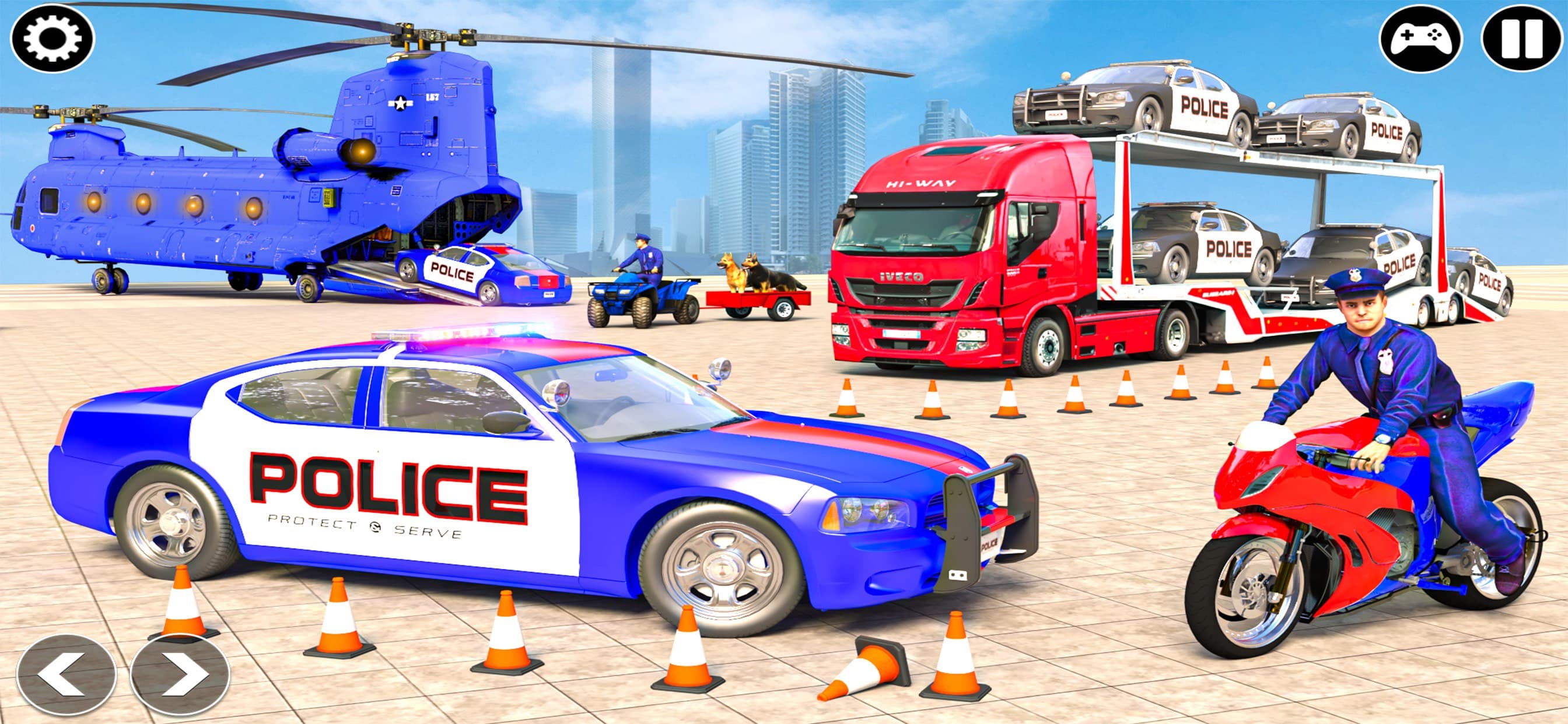 Dream Police Truck Transporter screenshot 1 - screenshot