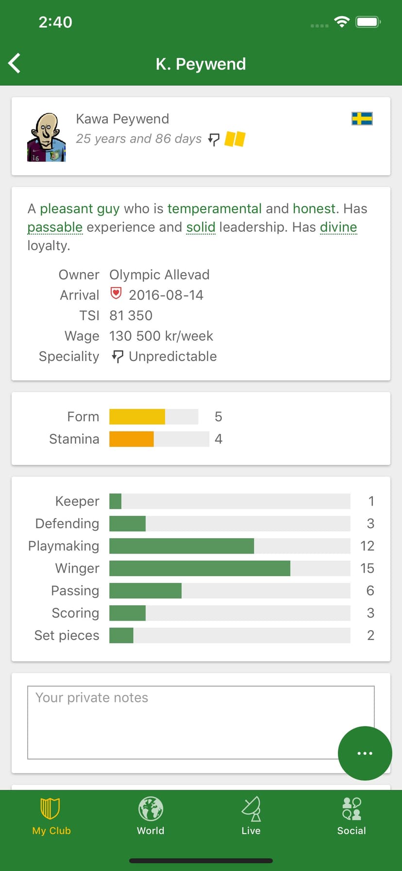 Hattrick Football Manager Game screenshot 3 - screenshot