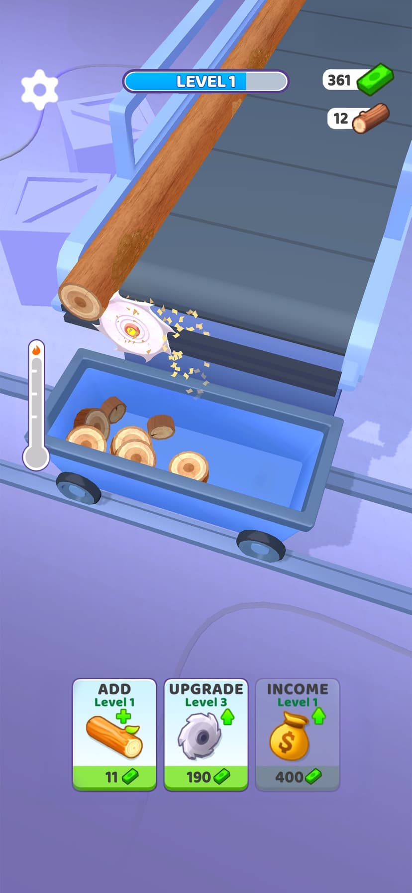 Idle Cutter: Wood Slice screenshot 2 - screenshot