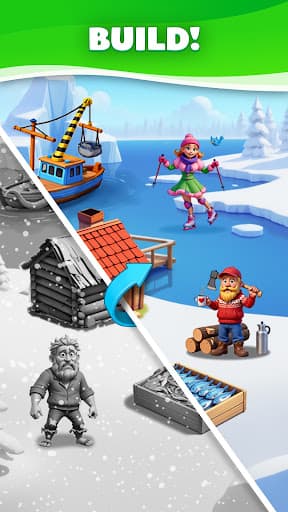 Merge Travel: Build Dream Town screenshot 3 - screenshot