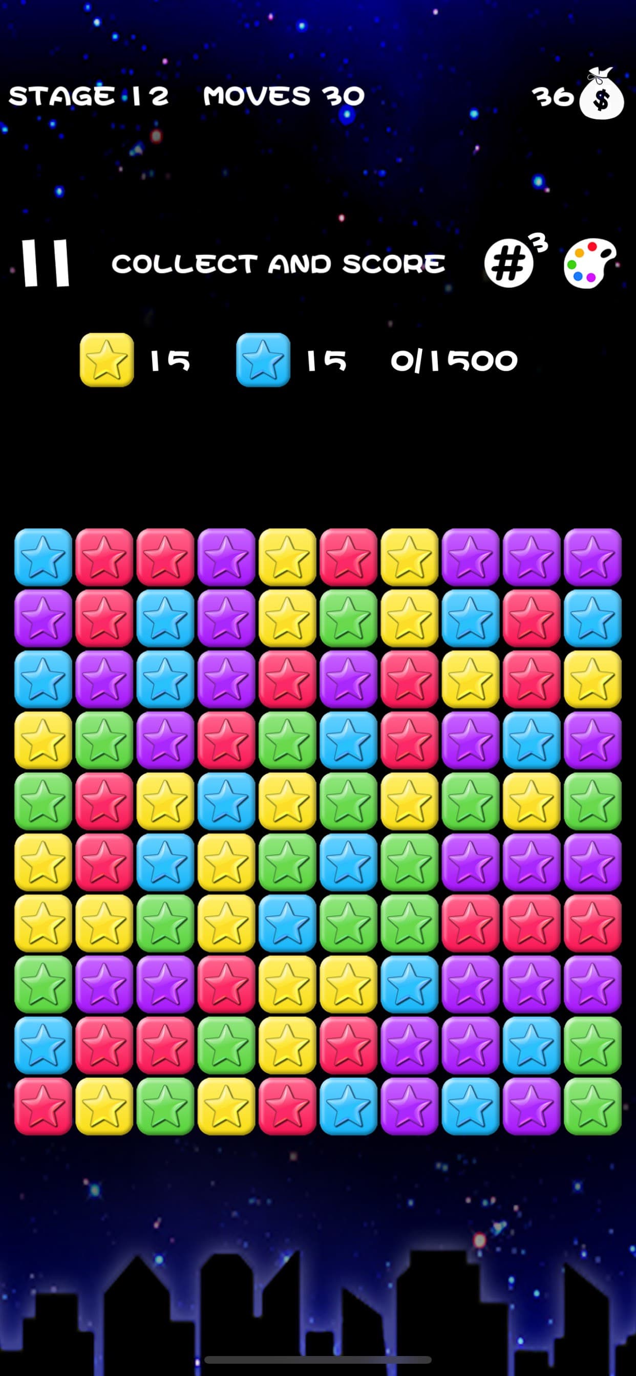 Popping Stars-classic game screenshot 5 - screenshot