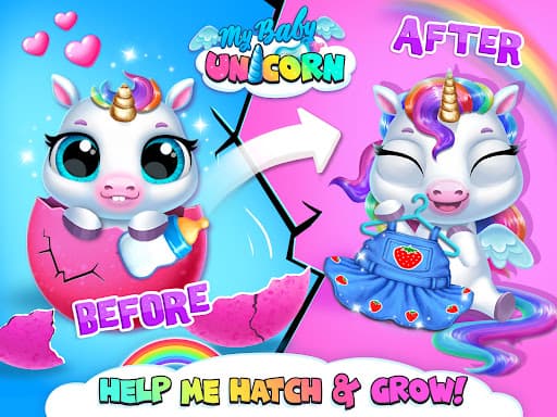 My Baby Unicorn - Pony Care screenshot 17 - screenshot