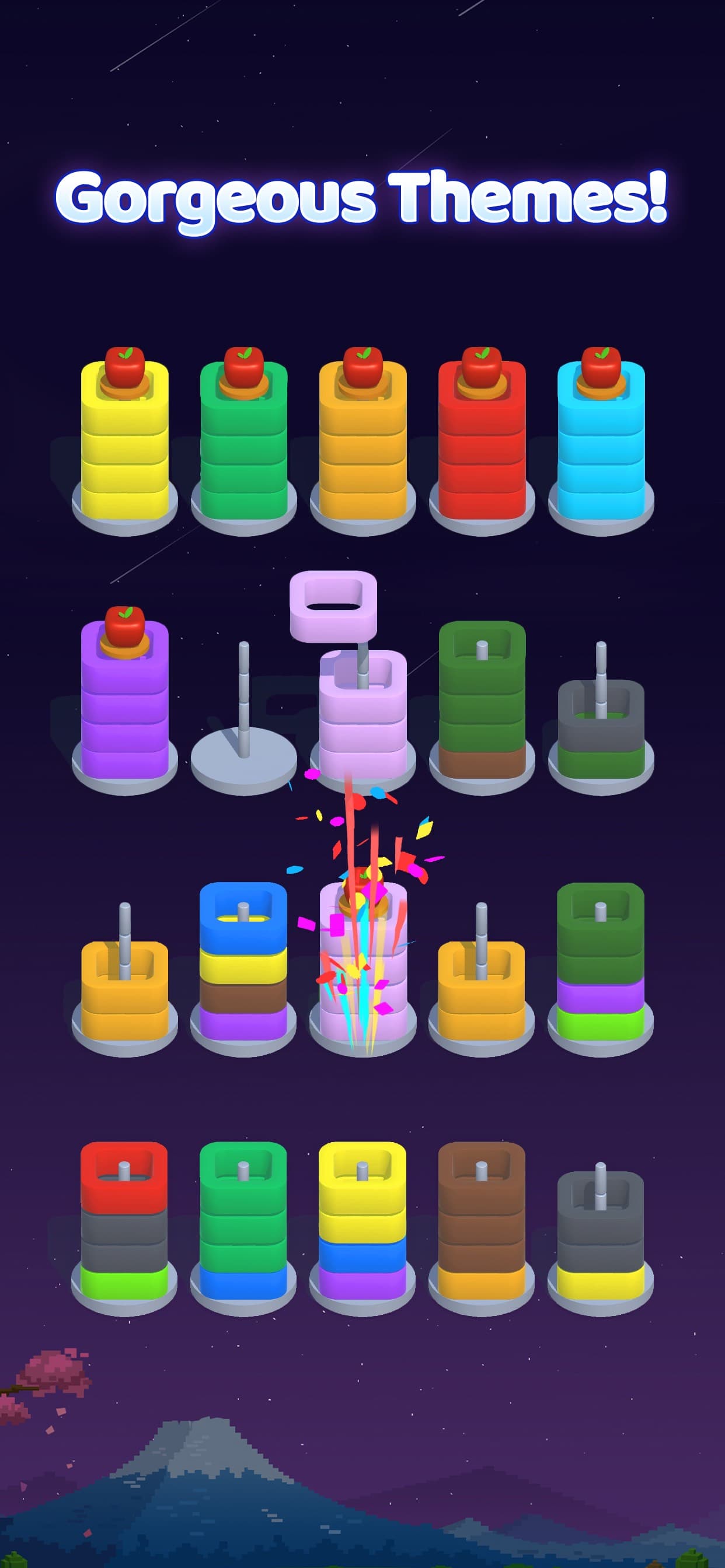 Hoop Sort - Color Ring Puzzle screenshot 5 - screenshot