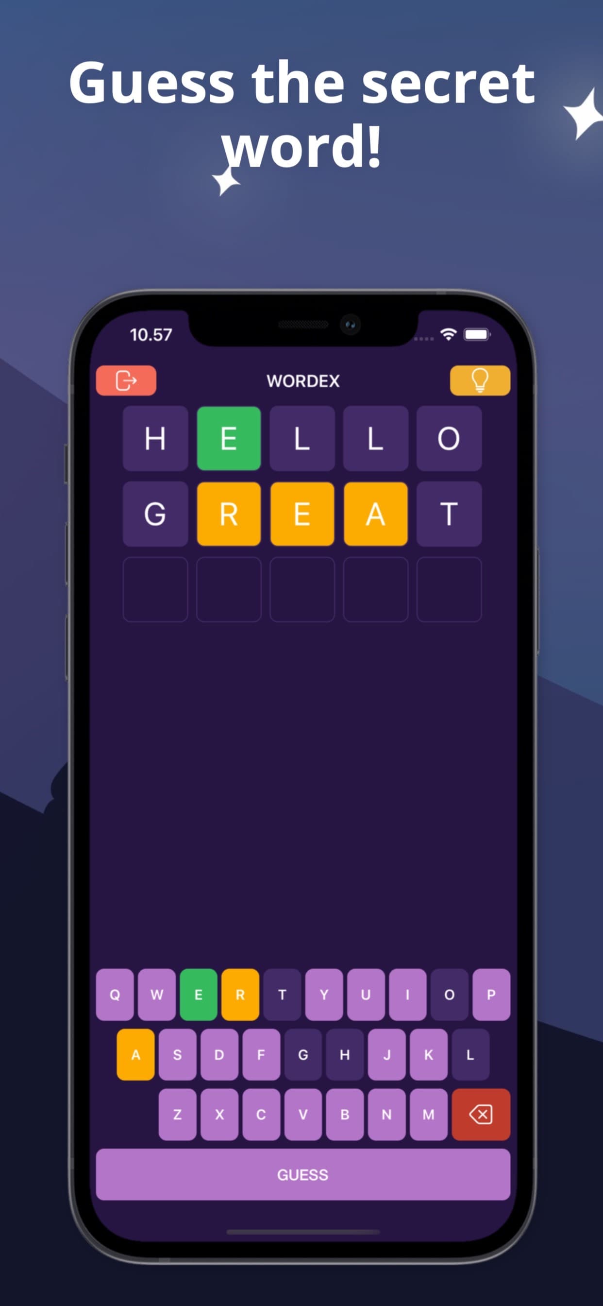 Word Guess - Wordex screenshot 1 - screenshot
