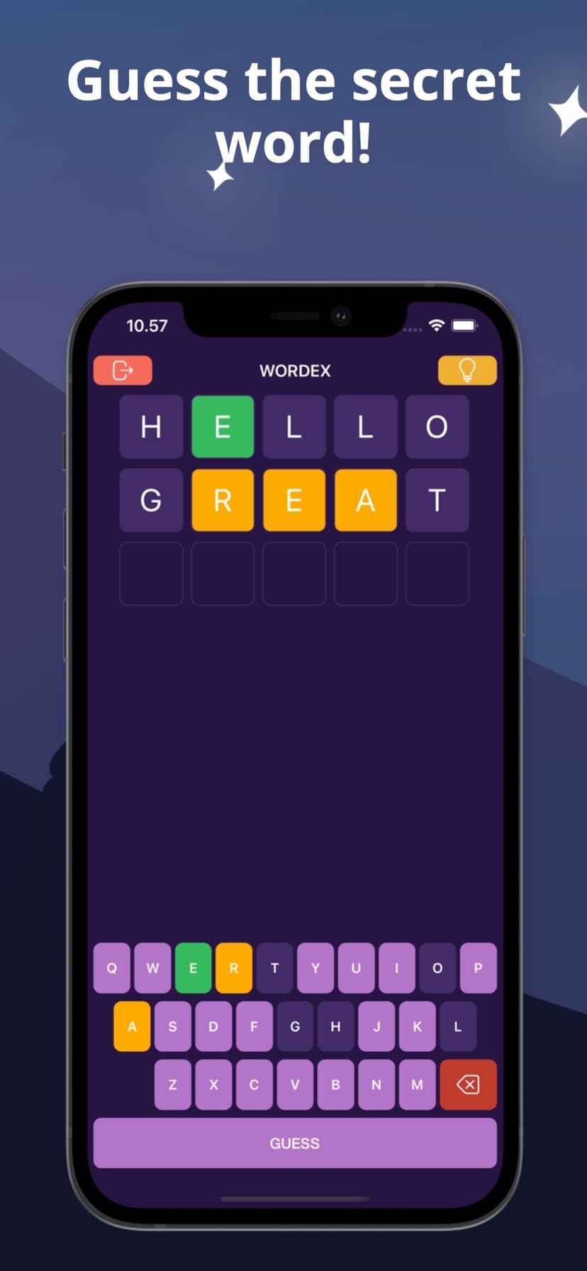 Word Guess - Wordex screenshot 1 - screenshot