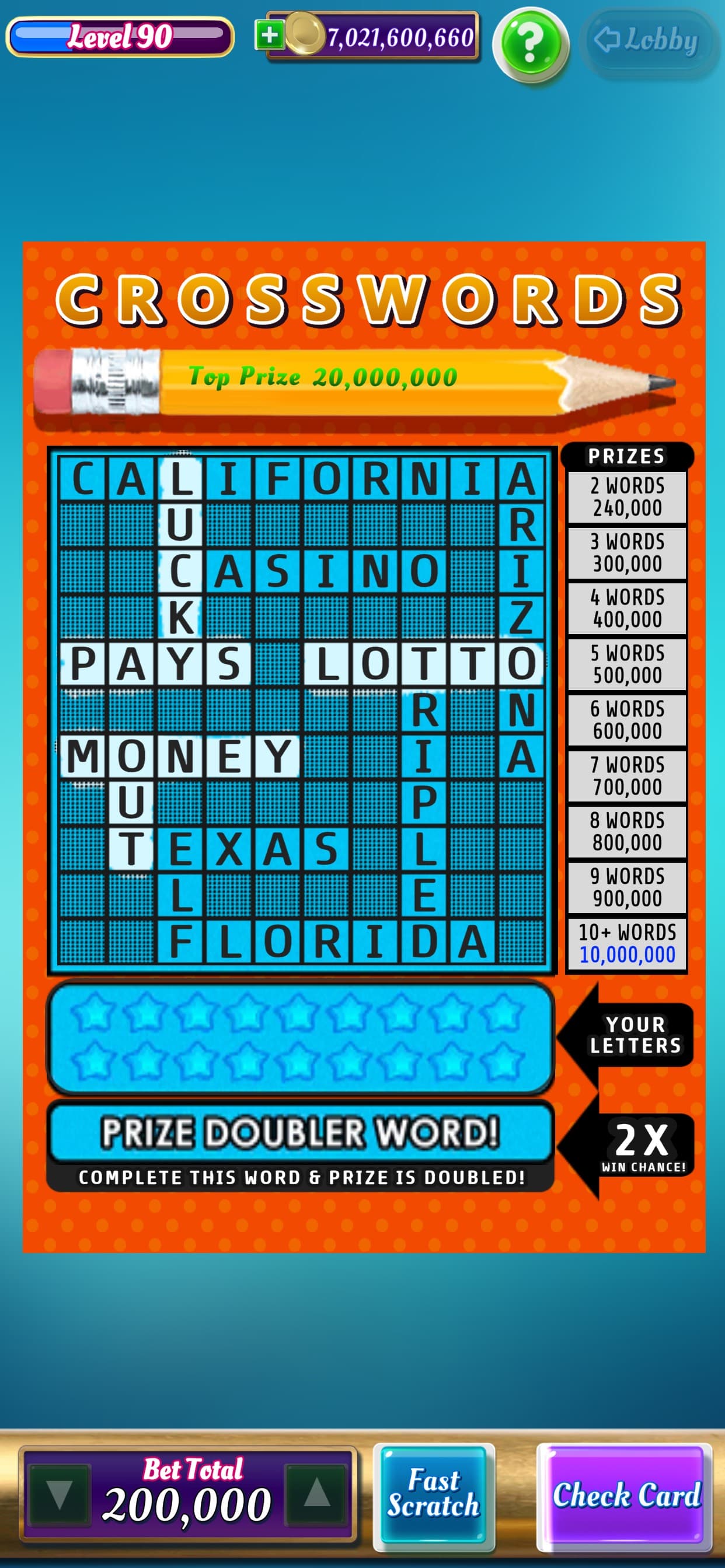 Scratch Off Lottery Casino screenshot 2 - screenshot