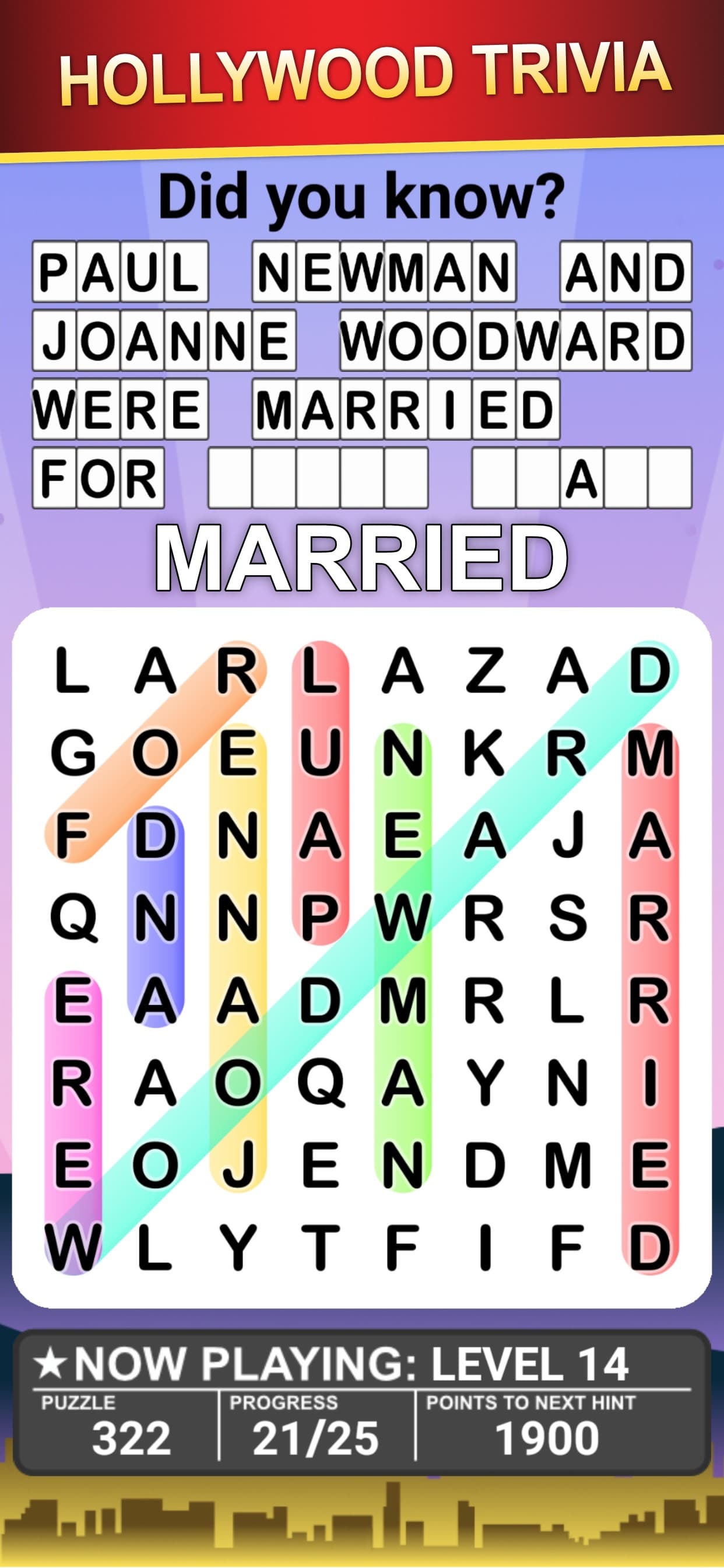 Word Search World Hollywood screenshot 3 - screenshot