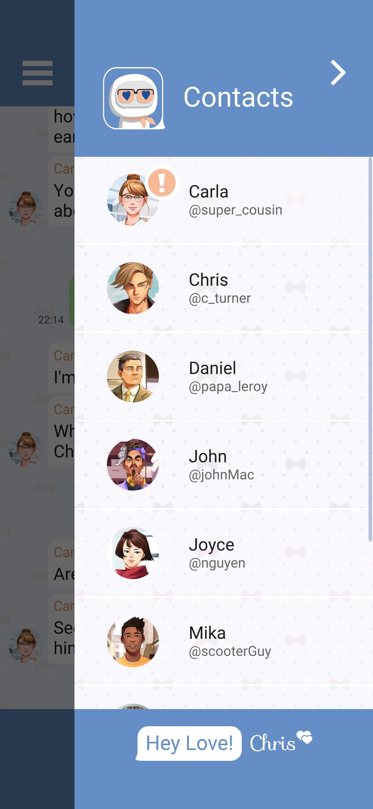 Hey Love Chris: Text Story screenshot 4 - screenshot