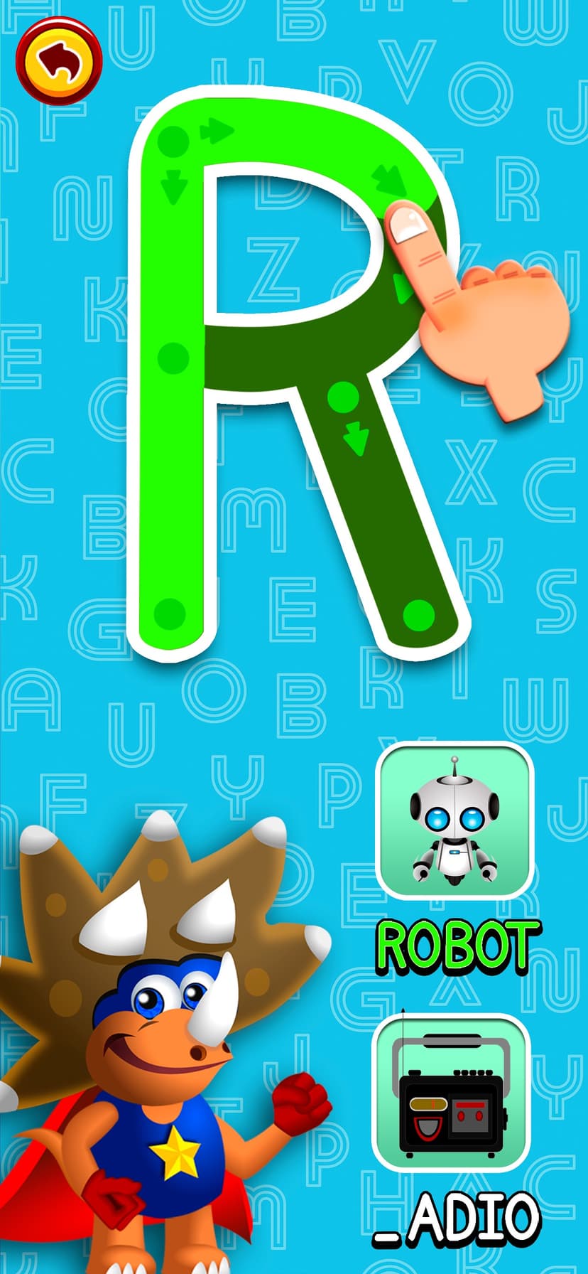 Kids Reading Games: ABC Dinos screenshot 1 - screenshot