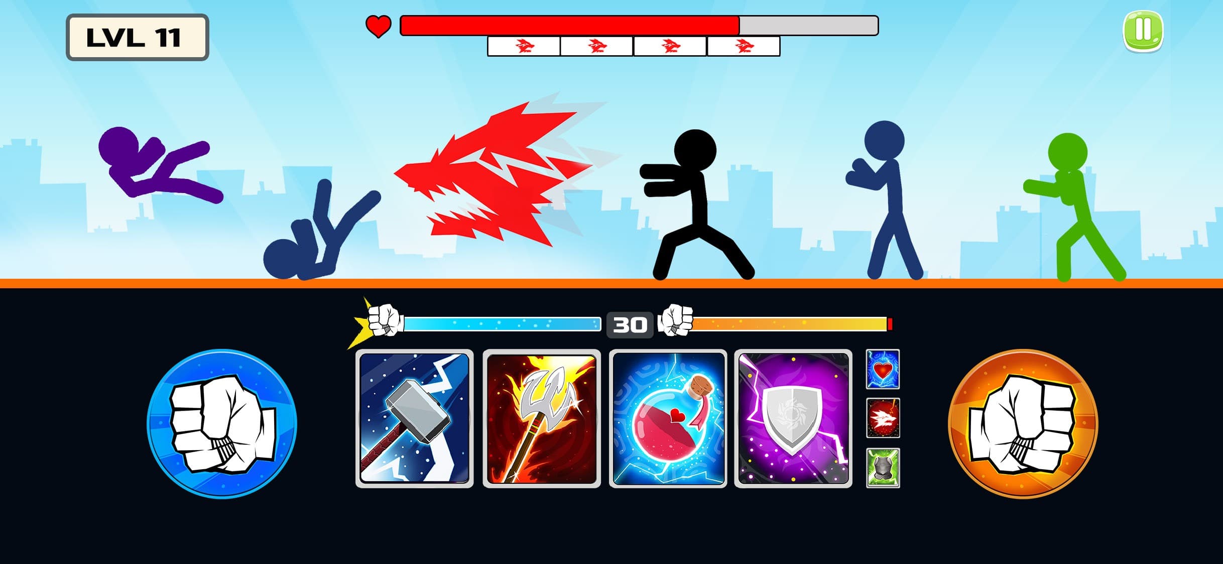 Stickman Fighter : Death Punch screenshot 2 - screenshot