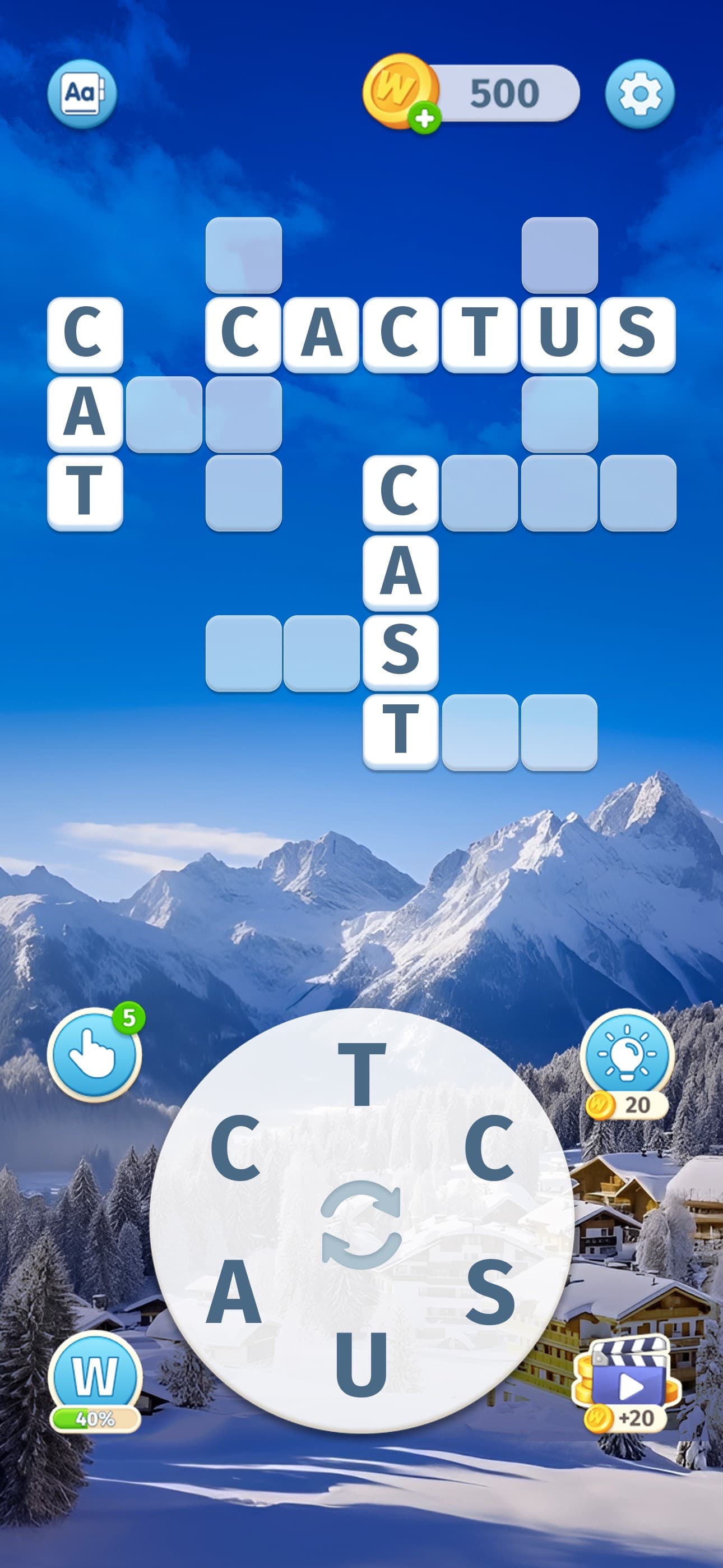 Sky Words: Word Puzzle Games screenshot 2 - screenshot