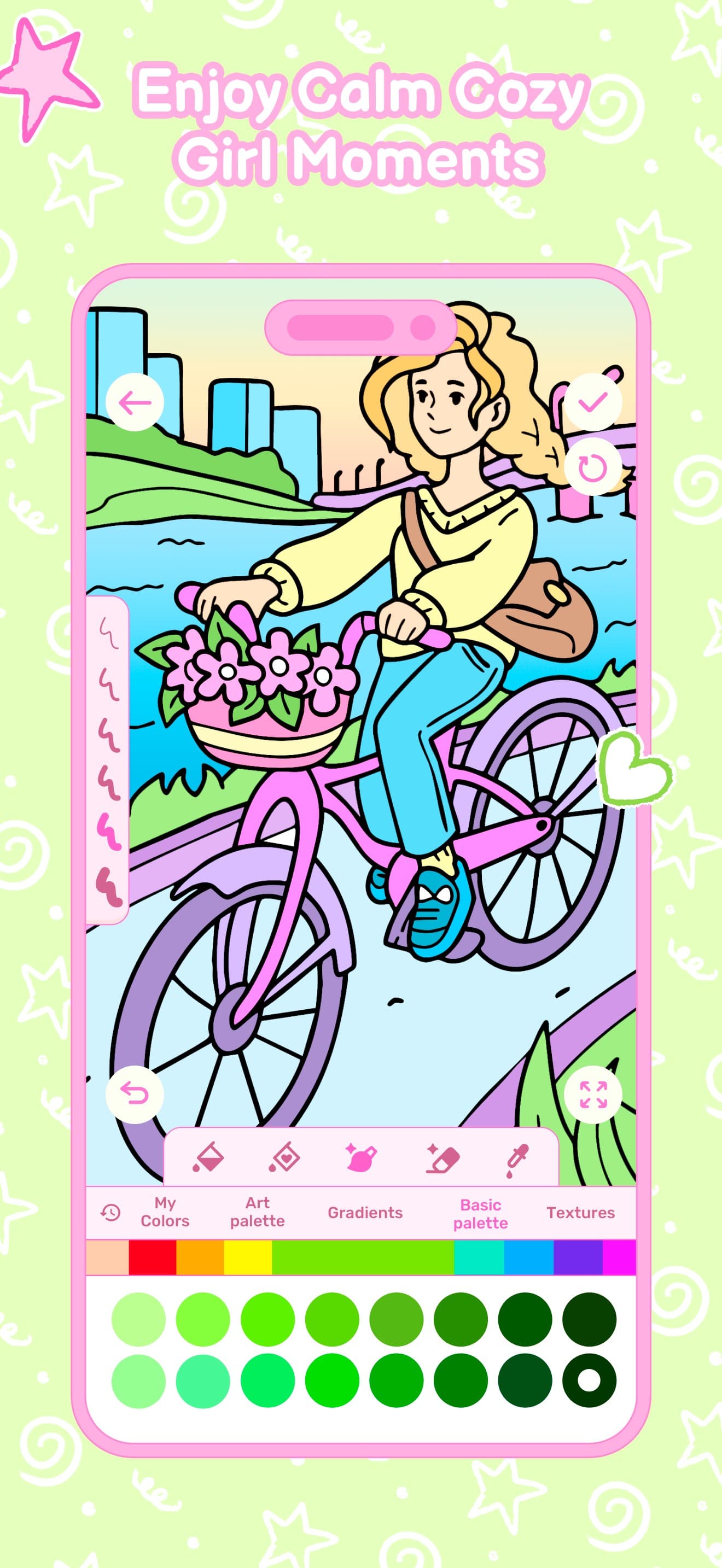 Cozy Girl Life: Coloring Book screenshot 3 - screenshot