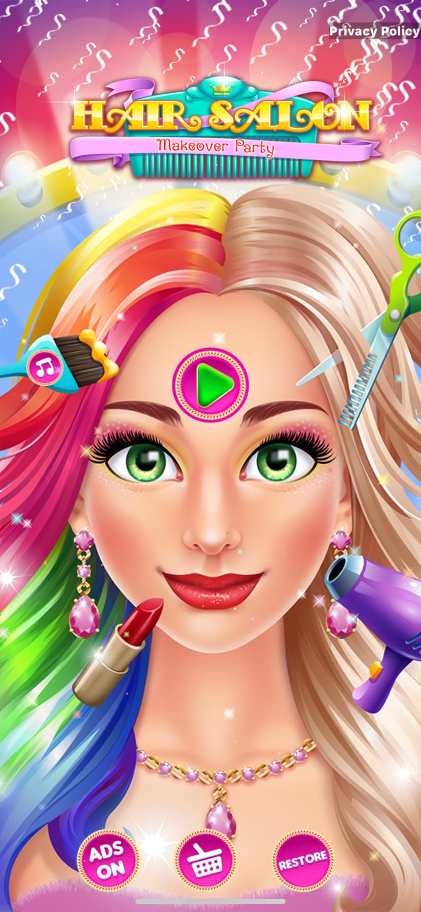 Hair Salon Makeover Games screenshot 3 - screenshot