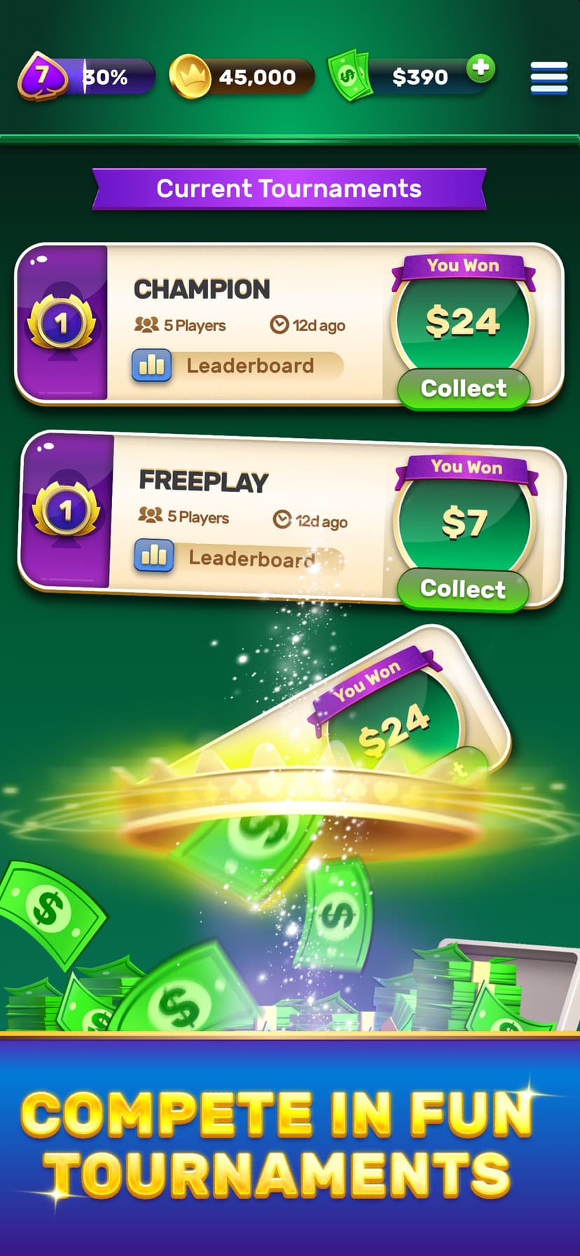 Solitaire Royale - Win Money screenshot 7 - screenshot