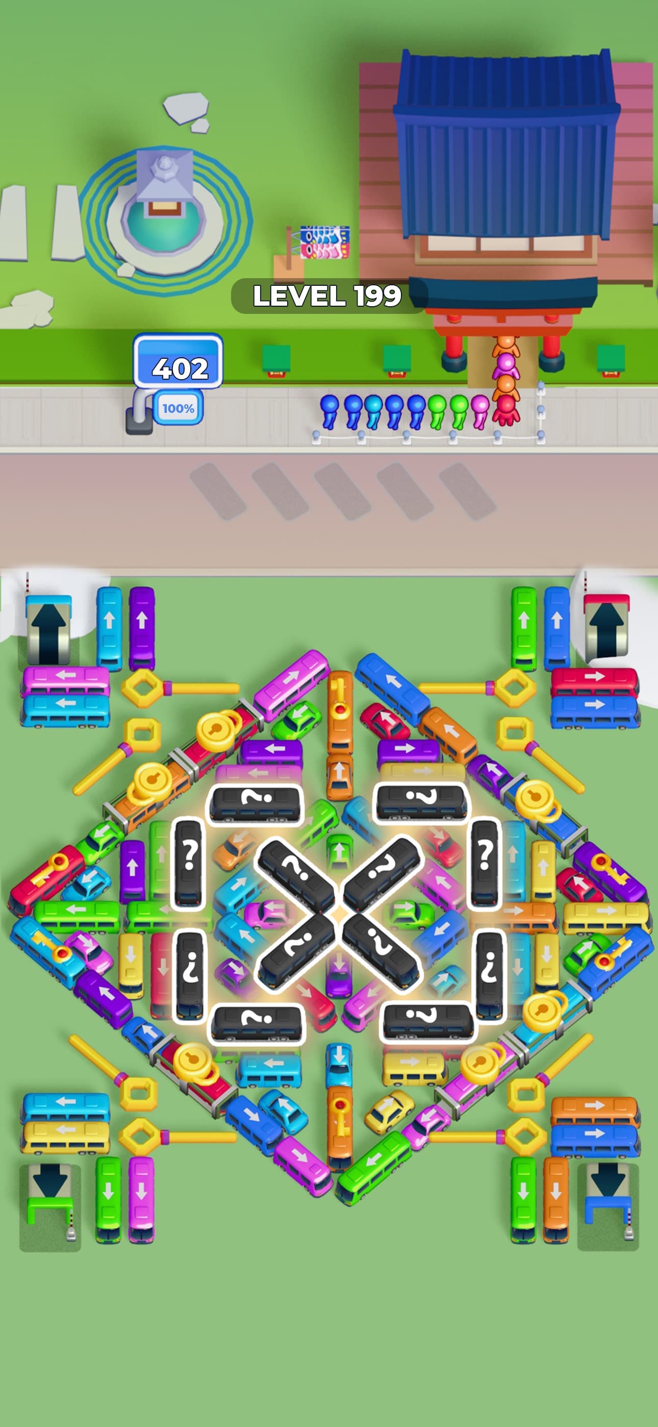 Bus Sort: Color Parking Jam screenshot 2 - screenshot