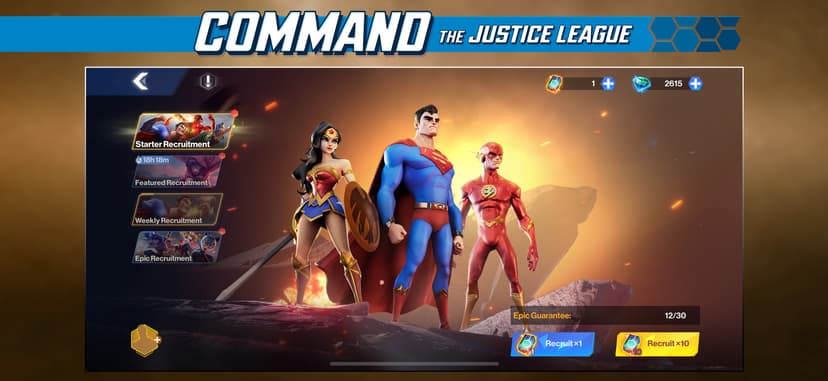 DC Worlds Collide Strategy RPG screenshot 1 - screenshot