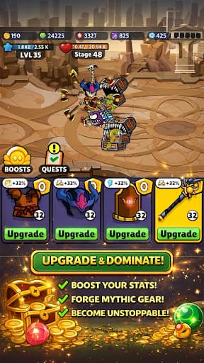 Axe Adventure: Merge RPG screenshot 2 - screenshot