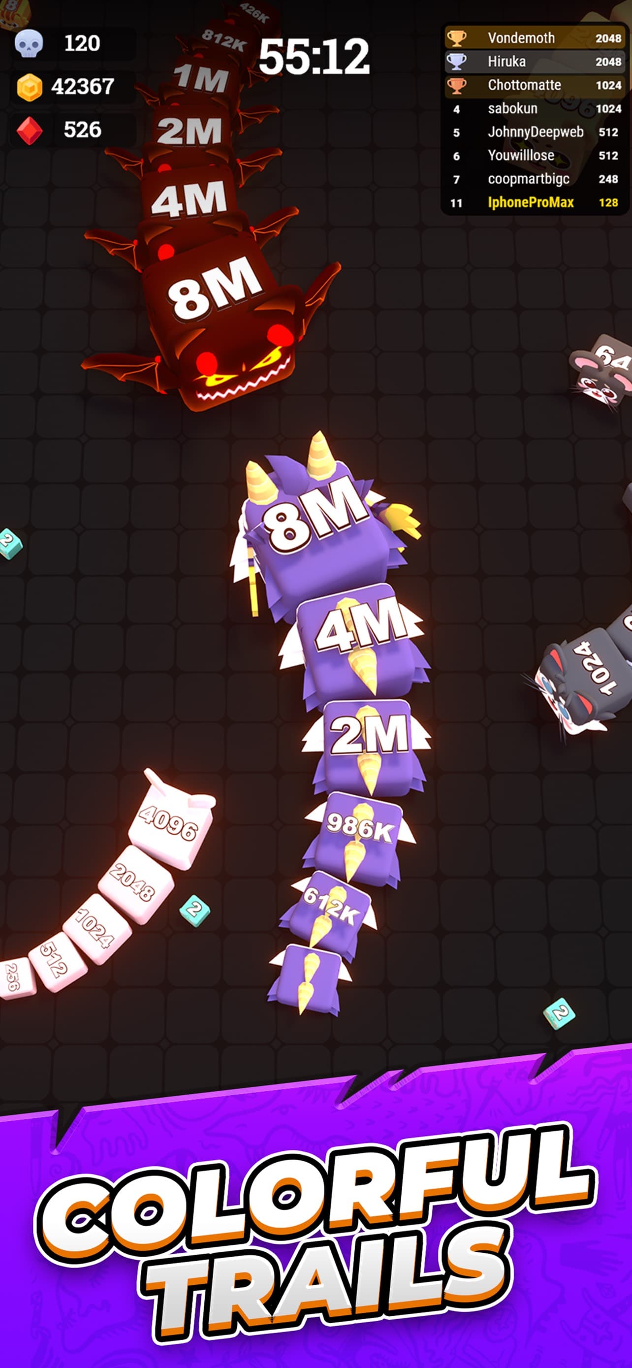 Jelly Cube Snake io screenshot 7 - screenshot