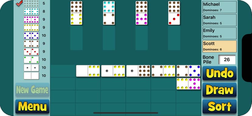 Chickenfoot Dominoes screenshot 3 - screenshot