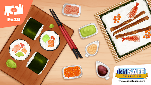 Sushi Maker Kids Cooking Games screenshot 1 - screenshot