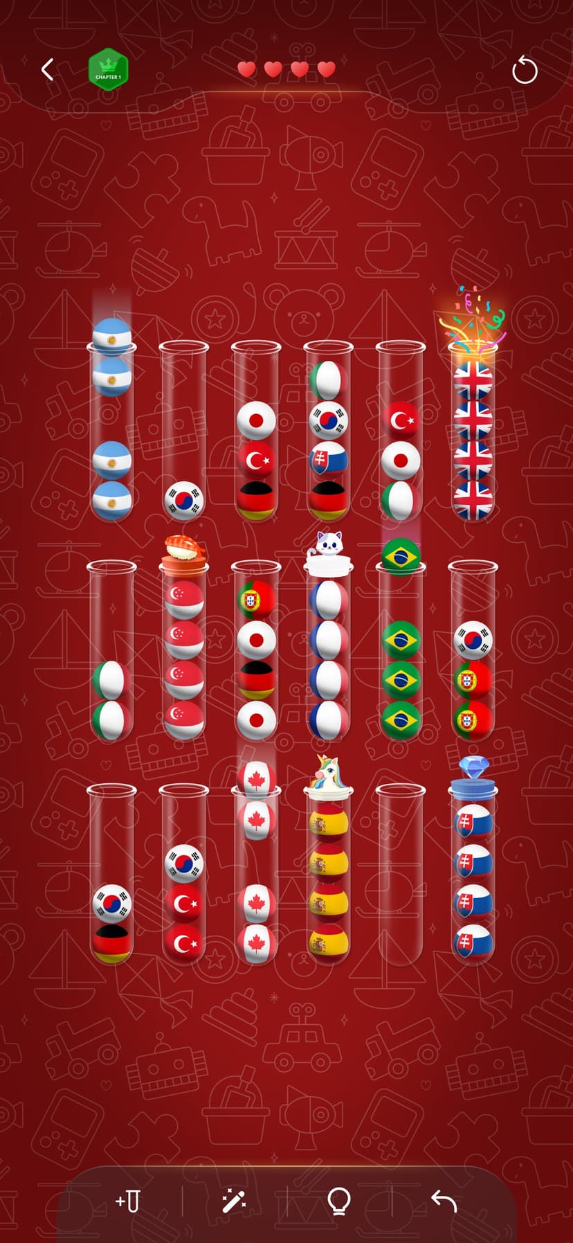 Ball sorting challenge screenshot 4 - screenshot