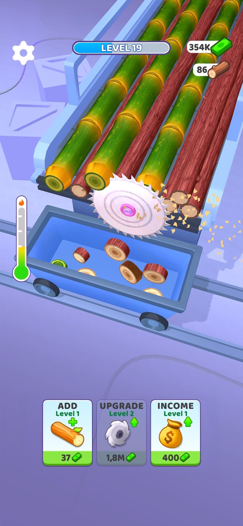Idle Cutter: Wood Slice screenshot 3 - screenshot