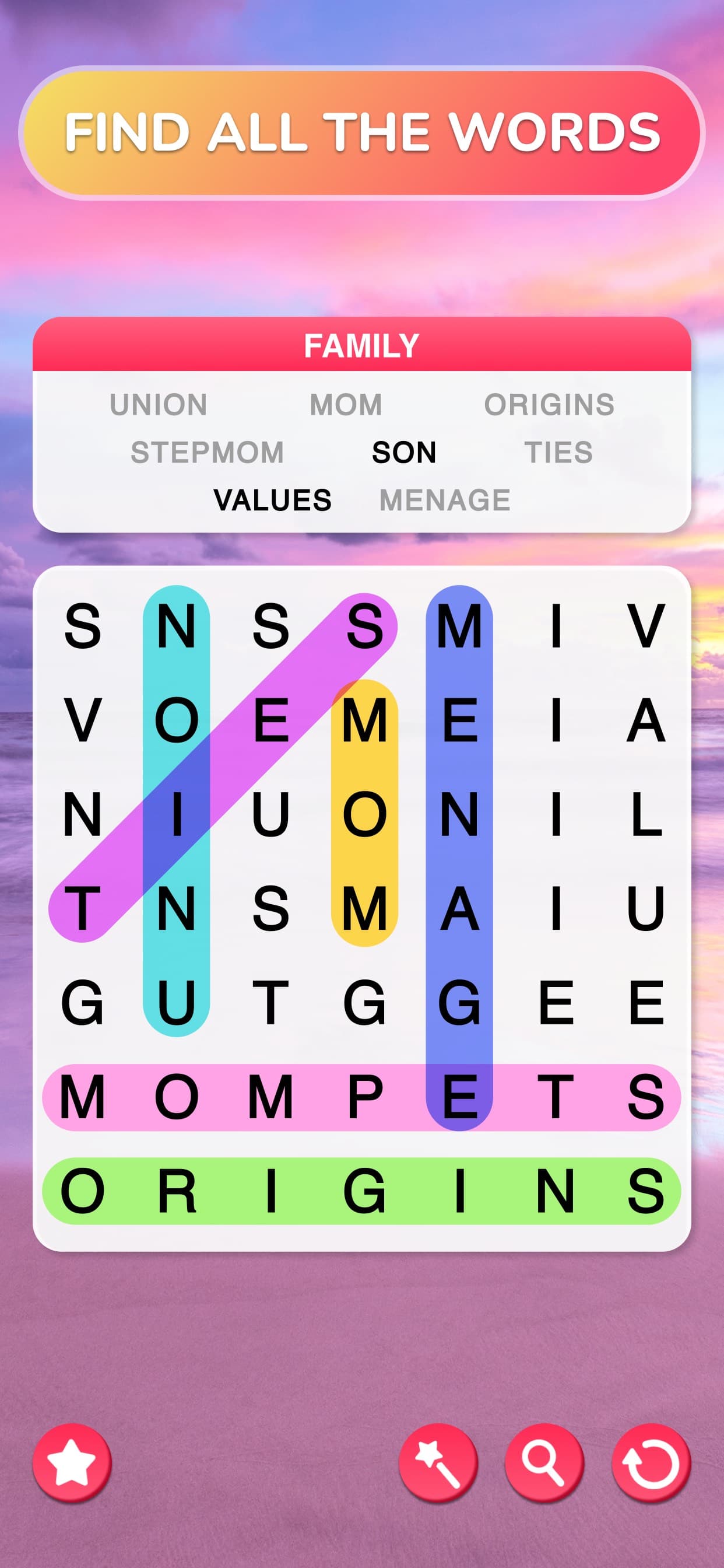 Word Search Journey - Puzzle screenshot 1 - screenshot