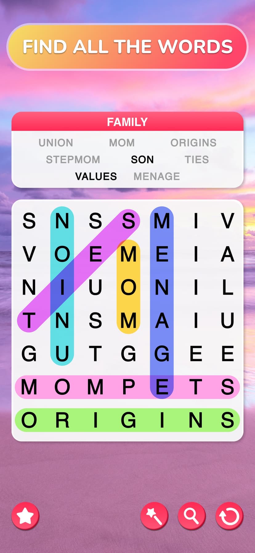 Word Search Journey - Puzzle screenshot 1 - screenshot