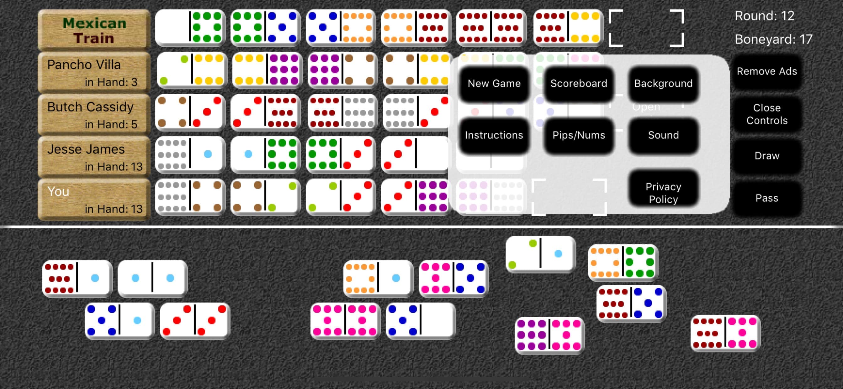 Mexican Train Dominoes screenshot 3 - screenshot