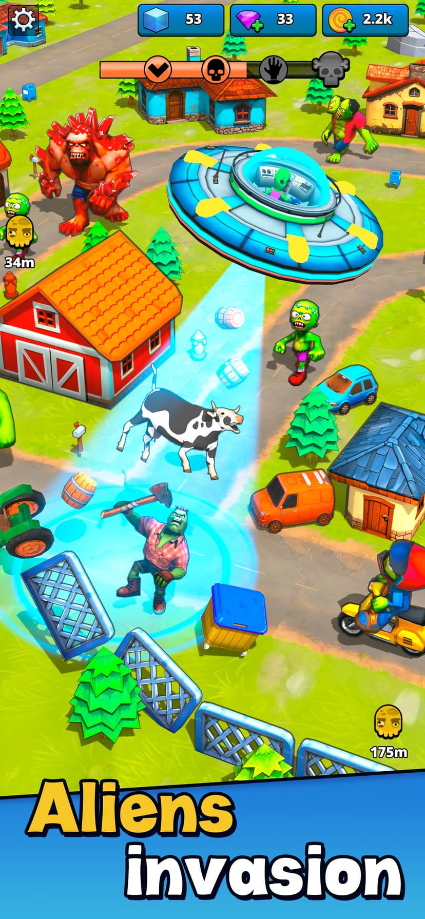 Aliens vs Zombies: Invasion screenshot 1 - screenshot