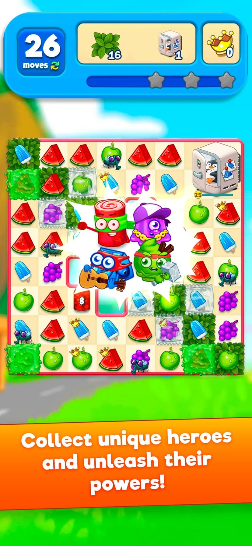 Sugar Heroes - World match 3 screenshot 2 - screenshot