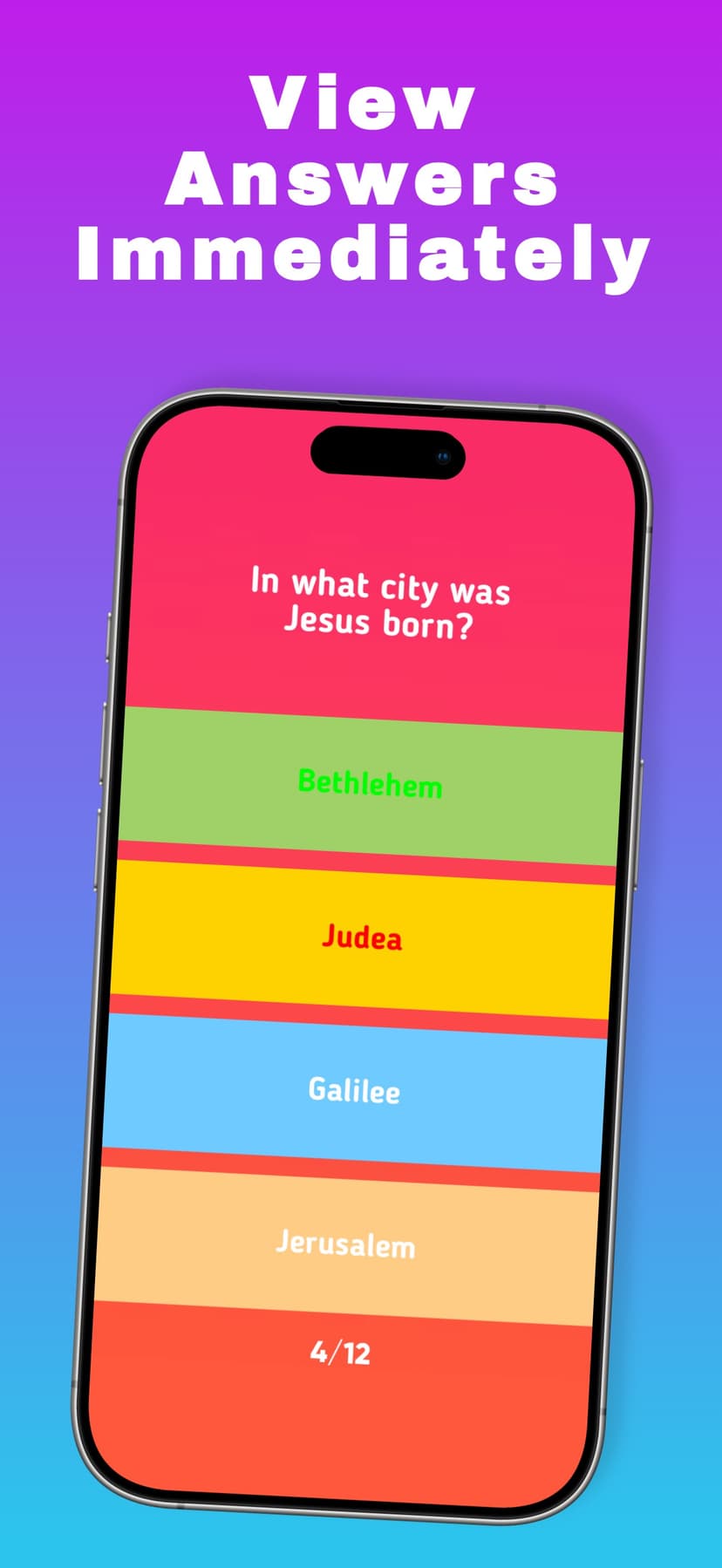Bible Trivia Quiz - Fun Game screenshot 3 - screenshot