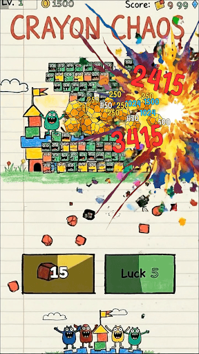 Crayonz : Lucky Defense Game screenshot 4 - screenshot