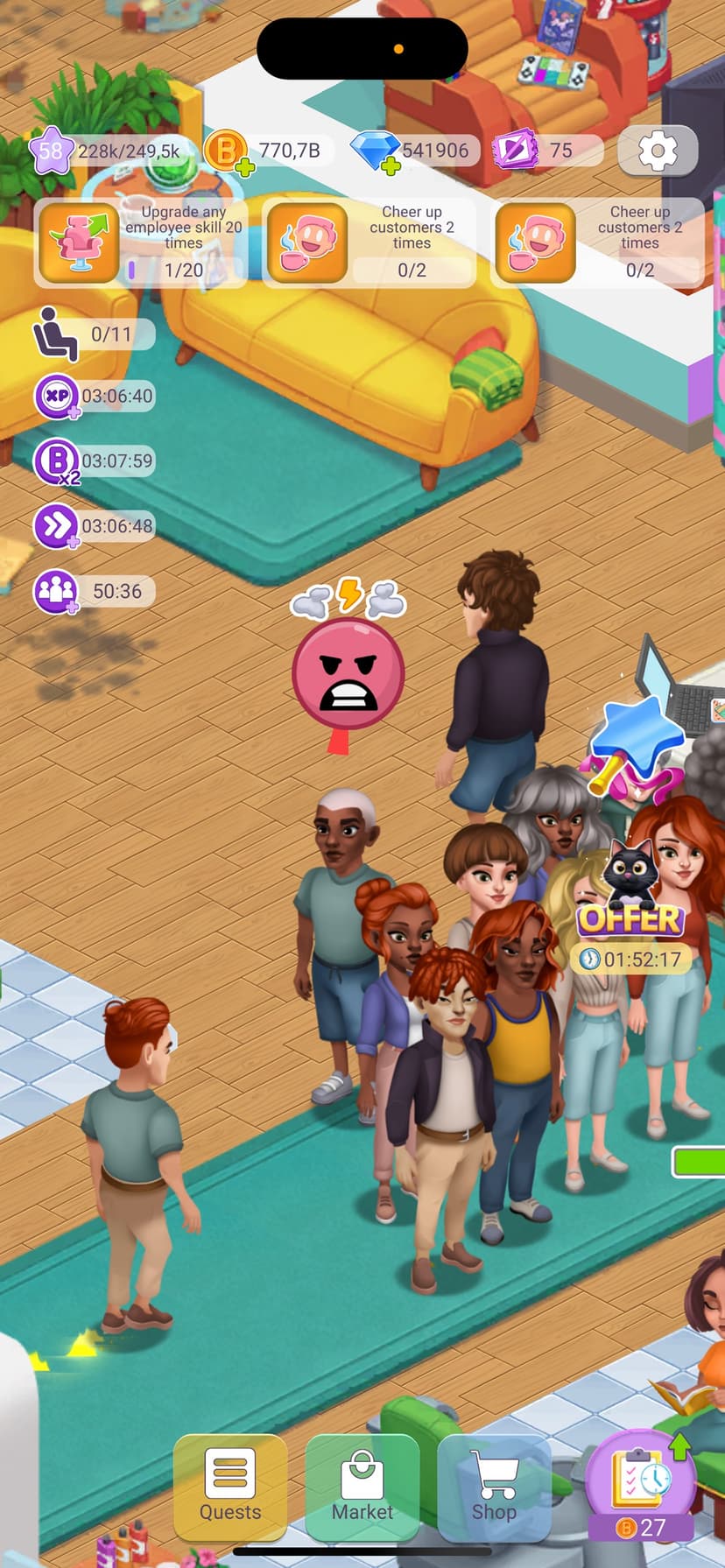 Beauty Tycoon: Hair Salon Game screenshot 6 - screenshot