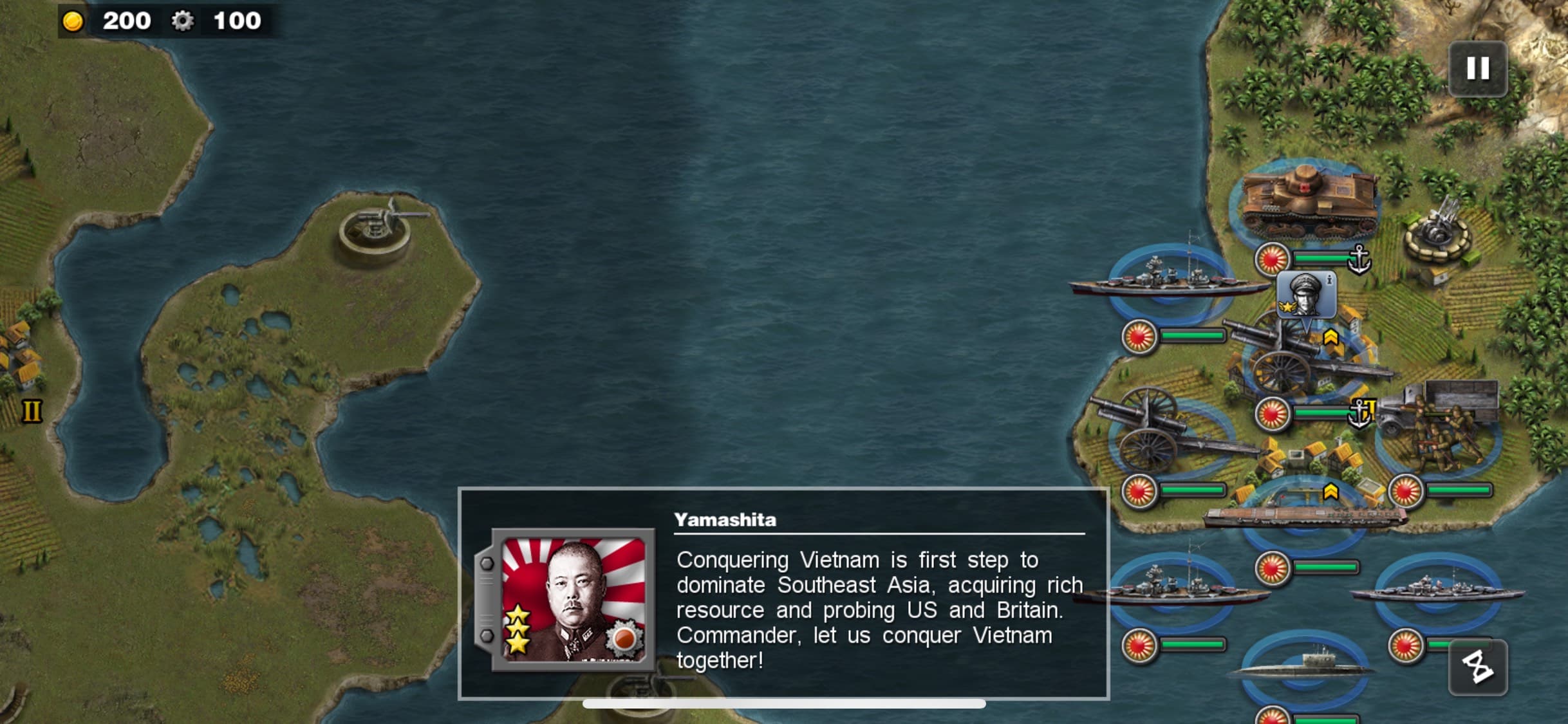 Glory of Generals: Pacific War screenshot 1 - screenshot