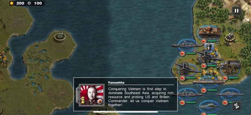 Glory of Generals: Pacific War screenshot 1 - screenshot