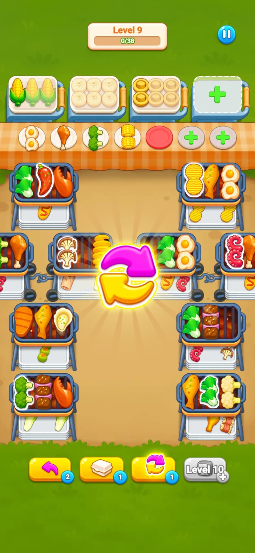Skewer Sorting - 3D Food Match screenshot 8 - screenshot